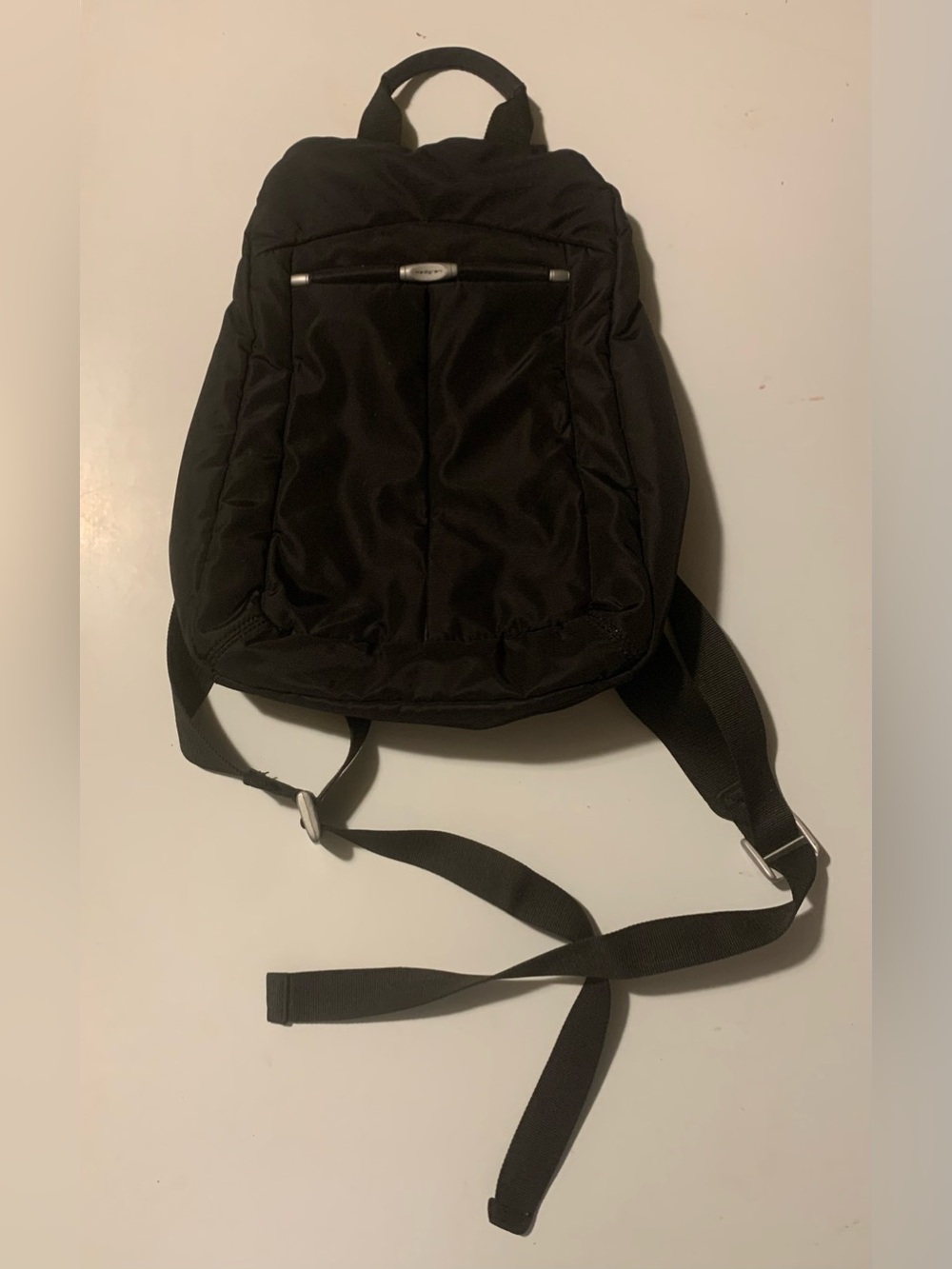 Classic Black Mini Backpack — Unbranded